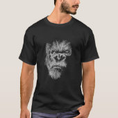T-shirt Gorilla Potrait Gorilla  Artwork Monkey Africa (Devant)