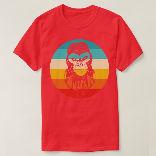 T-shirt Gorilla vintage (Design devant)