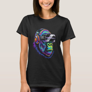 T-shirt Gorilla VR Garçons jouant à des jeux vidéo