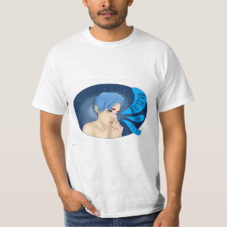 T-shirt Gorillaz 2D, Brouillé Et Bleu