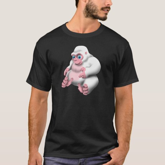 T-shirt Gorille albinos (Devant)
