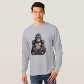 T-shirt Gorille de style cartoon (Devant entier)