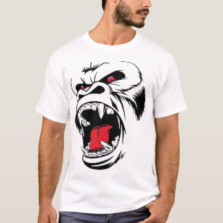 T-shirt Gorille Enragé Streetwear Monstre
