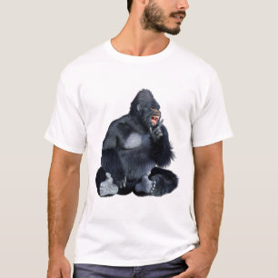 T-shirt Gorille noir singe