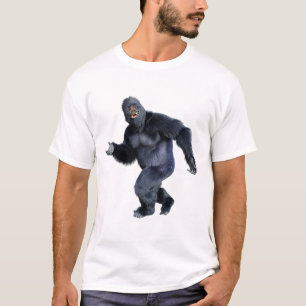 T-shirt Gorille noir singe