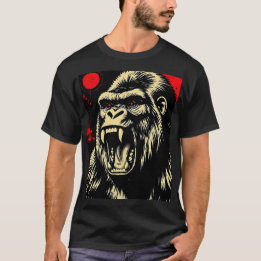 T-shirt Gorille Rétro