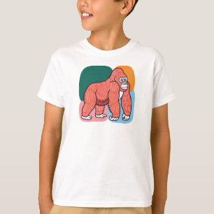T-shirt gorille – T-shirt animal drôle et cool pou