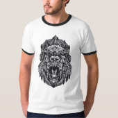 T-shirt Gorille tribal (Devant)