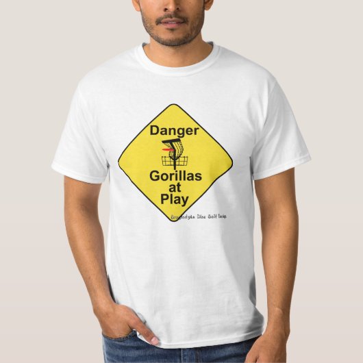 T-shirt Gorilles au jeu (Devant)