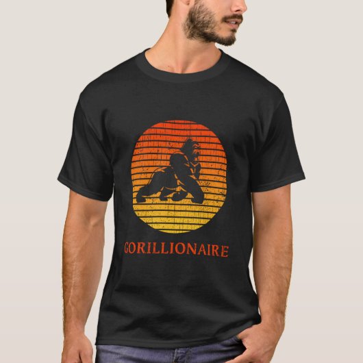 T-shirt Gorillionaire Singes Ensemble Forts Wsb (Devant)