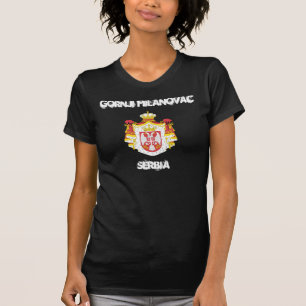 T-shirt Gornji Milanovac, Serbie avec armoiries