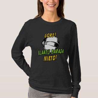 T-shirt GORT Klaatu Barada Nikto - Film de science-fiction