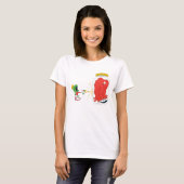T-shirt Gossamer dans un pot - Couleur (Devant entier)