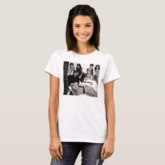 T-shirt Gossip Girl Black and White Group Graphisme (Devant entier)