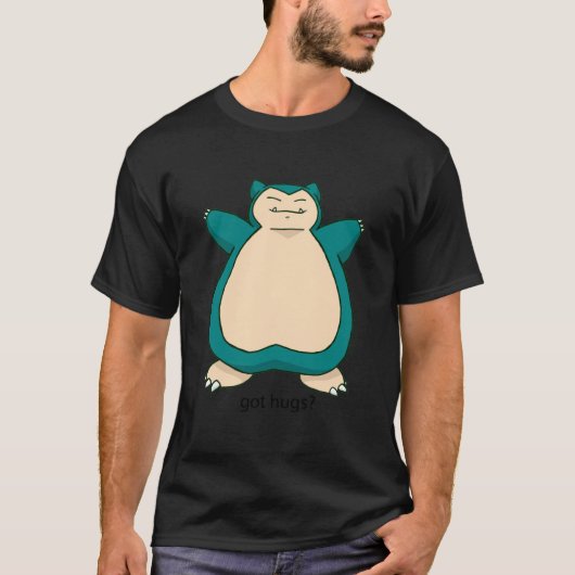 T-shirt Got Hugs Snorlax Classic (Devant)