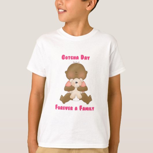 T-shirt Gotcha jour pour toujours une famille (Devant)