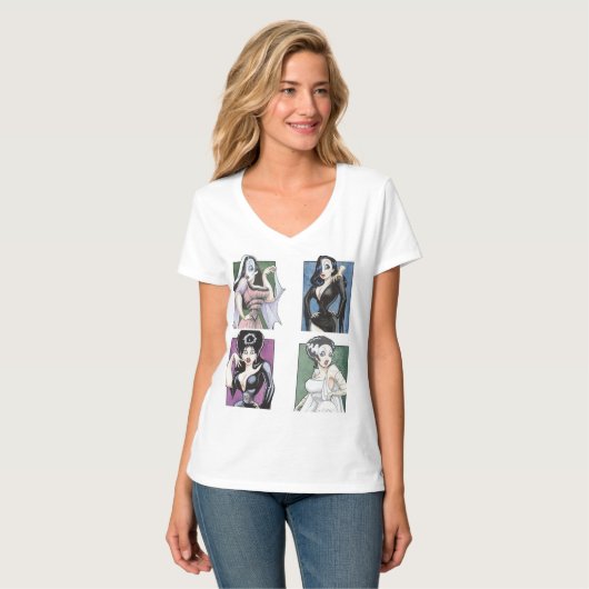 T-shirt Goth Babe (Devant entier)