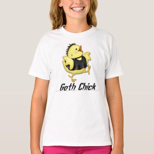 T-shirt Goth Chick (Devant)