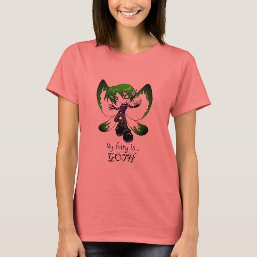 T-shirt Goth Fairy Teeshirt (Devant)