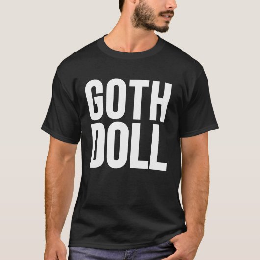 T-shirt Goth Goth Doll (Devant)
