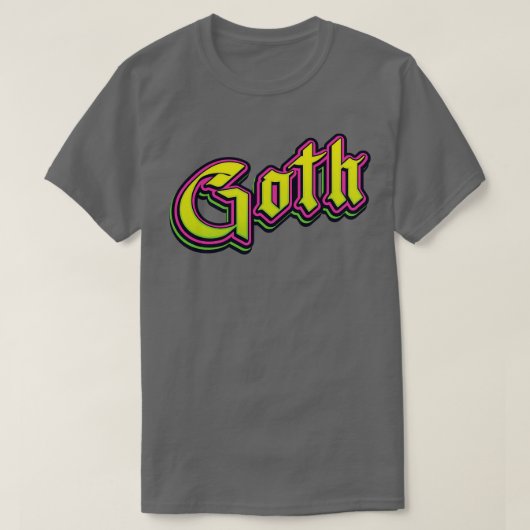 T-shirt Goth Halloween (Design devant)
