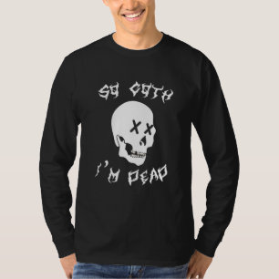 T-shirt Goth Im Morte Crâne Goth Satanic Punk Rock Spock