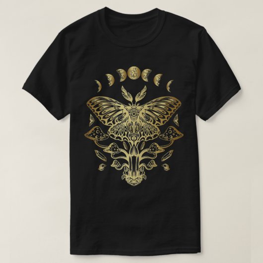 T-shirt Goth Moth et la lune Moth Premium (Design devant)
