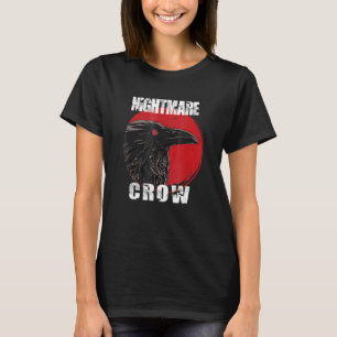 T-shirt Goth occulte corneille horreur cauchemars hallowee