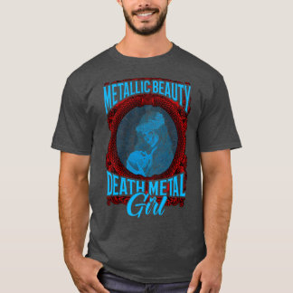 T-shirt Goth Rock Satan Girl Festivals Femme Death Metal 2