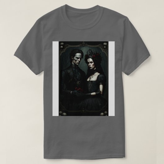 T-shirt Goth Style Tarot Amateurs (Design devant)