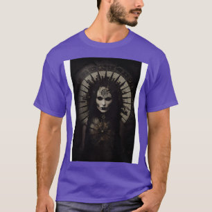 T-shirt Goth Style Tarot sinistre Roue de Fortune 1