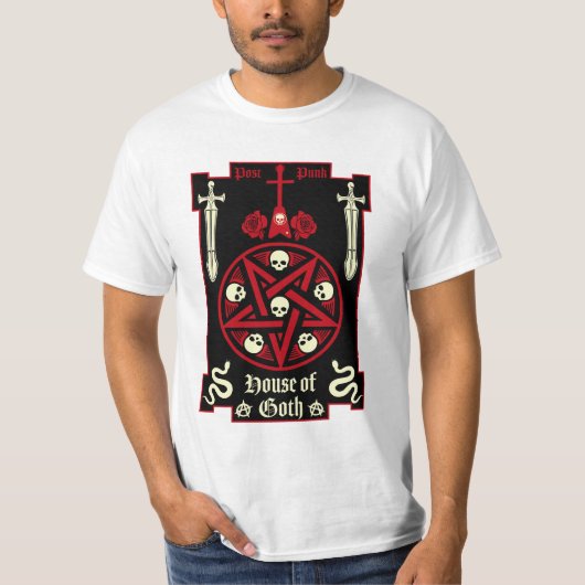 T-shirt Goth Subculture Post Punk Music (Devant)