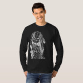 T-shirt Gothcore Alien esthétique Predator Non Centré Arg (Devant entier)
