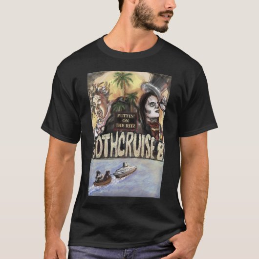 T-shirt GothCruise 8 : Puttin sur le Ritz (avant et dos) (Devant)