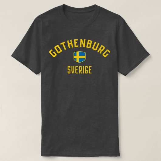 T-shirt Gothenburg Sverige Suède (Design devant)