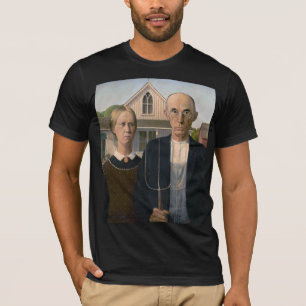 T-shirt Gothic américain : Vie rurale Pauvre fermier rural