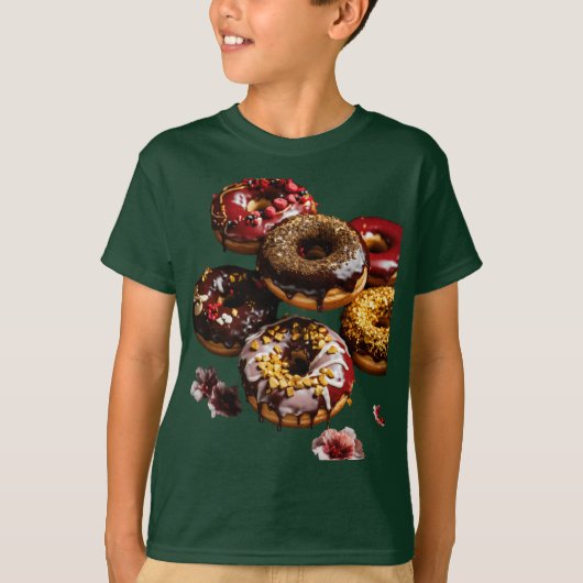 T-shirt "Gothic Gourmet Donuts" conçu pour enfants (Devant)