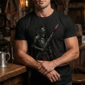 T-shirt Gothic Knight of the Bleeding Rose Dark Fantasy