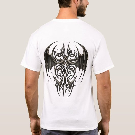 T-shirt Gothic Tribal Wing (Dos)