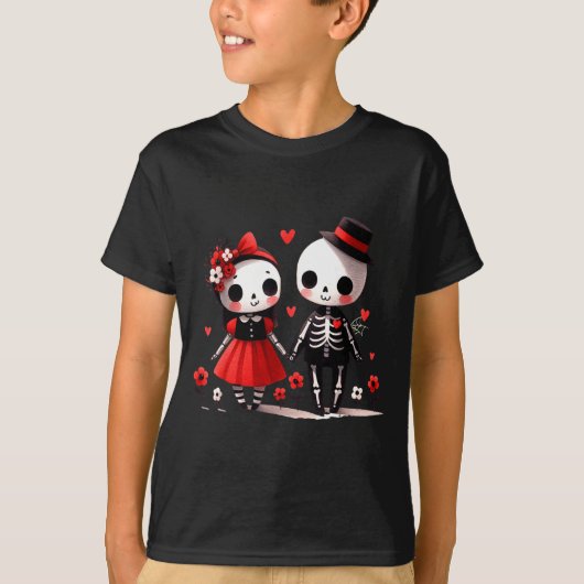 T-shirt Gothic Valentine  (Devant)