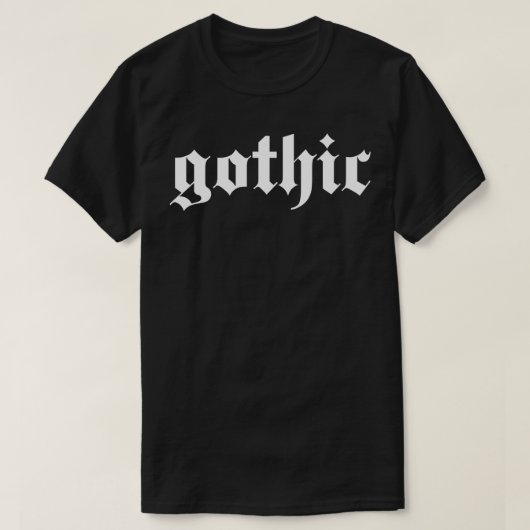 T-shirt gothique (Design devant)
