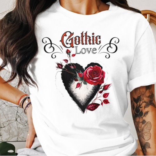 T-shirt gothique