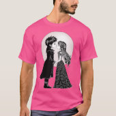 T-shirt Gothique Emo Enfants Kiss Valentine's Day (Devant)