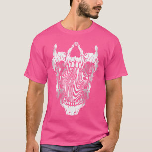 T-shirt Gothique Jawbone Gothique Crâne crâne Art Emo Punk