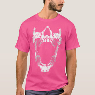 T-shirt Gothique Jawbone Gothique Crâne crâne Art Emo Punk