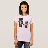 T-shirt Gothique Juste Marié (Devant entier)