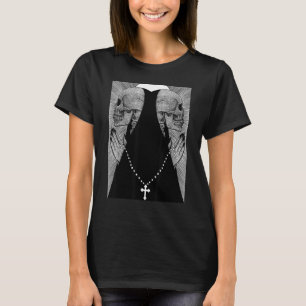 T-shirt Gothique Occulte Sombre Satanique Unholy Witchcraf