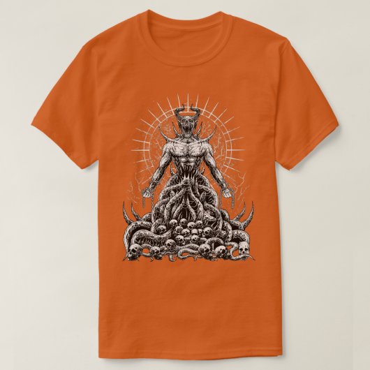 T-shirt Gothique Satanic Lucifer (Design devant)