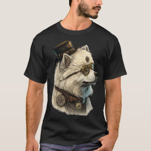 T-shirt Gothique Steampunk Samoyed