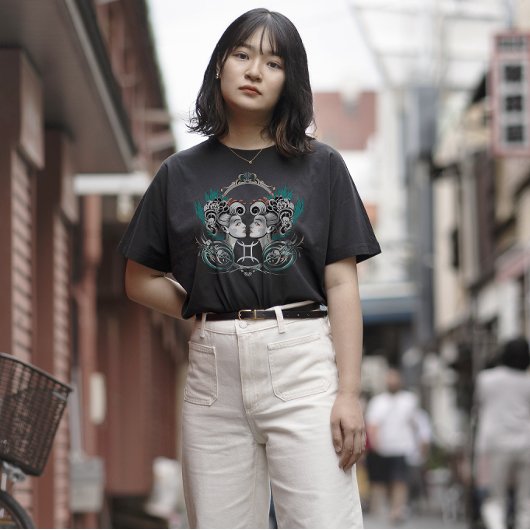 T-shirt gothique victorien Gemini